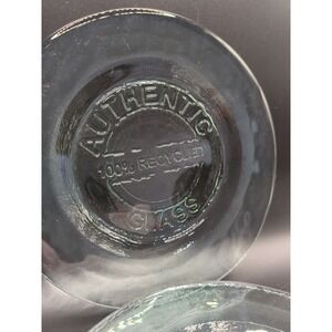 Vidrios San Miguel Recycled Glass Salad Plates 7.5 Inch Clear Set of 2 Spain